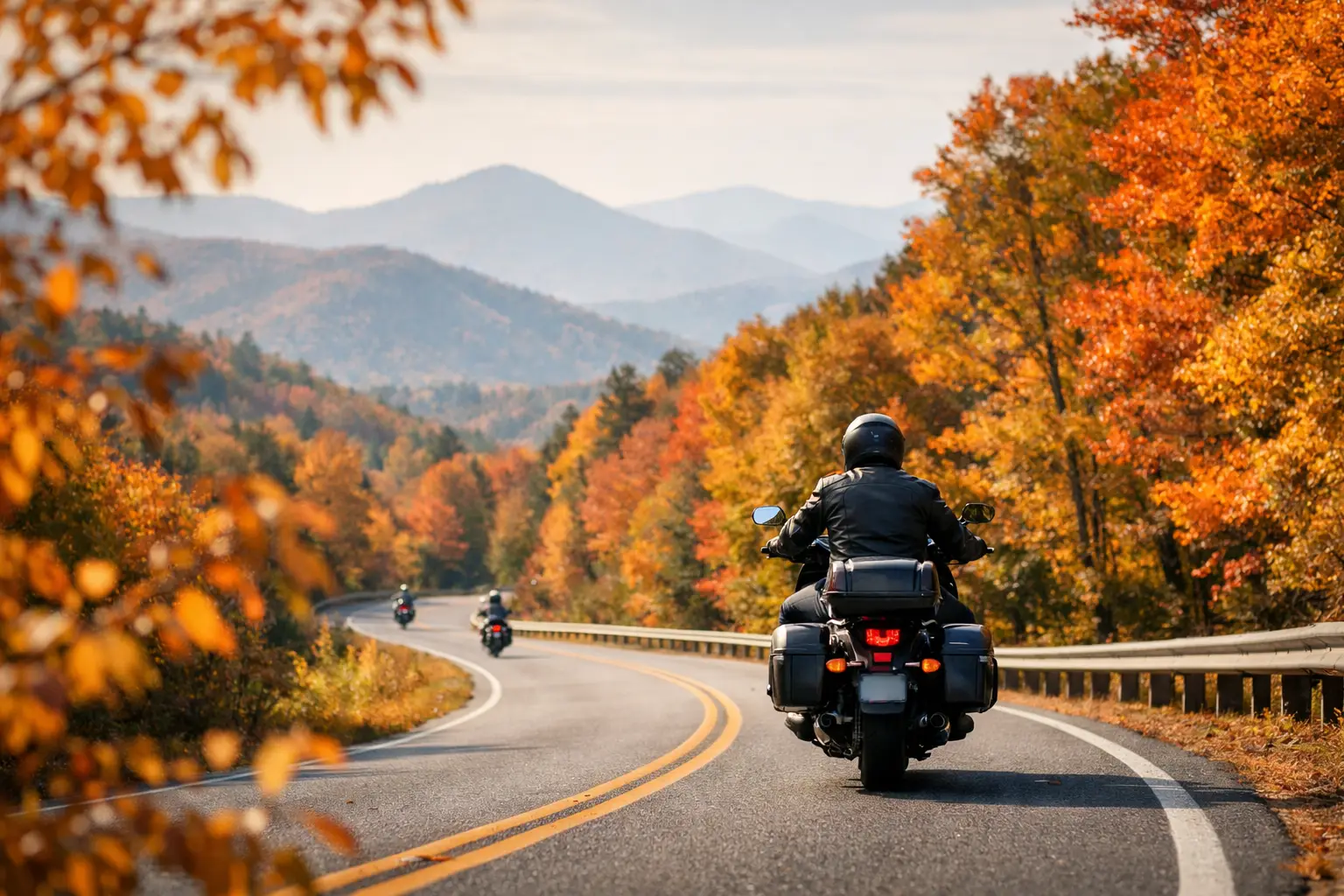 7 Best Motorcycle Routes for Fall in the U.S.